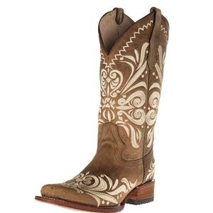 Circle G Embroidered Western Boots